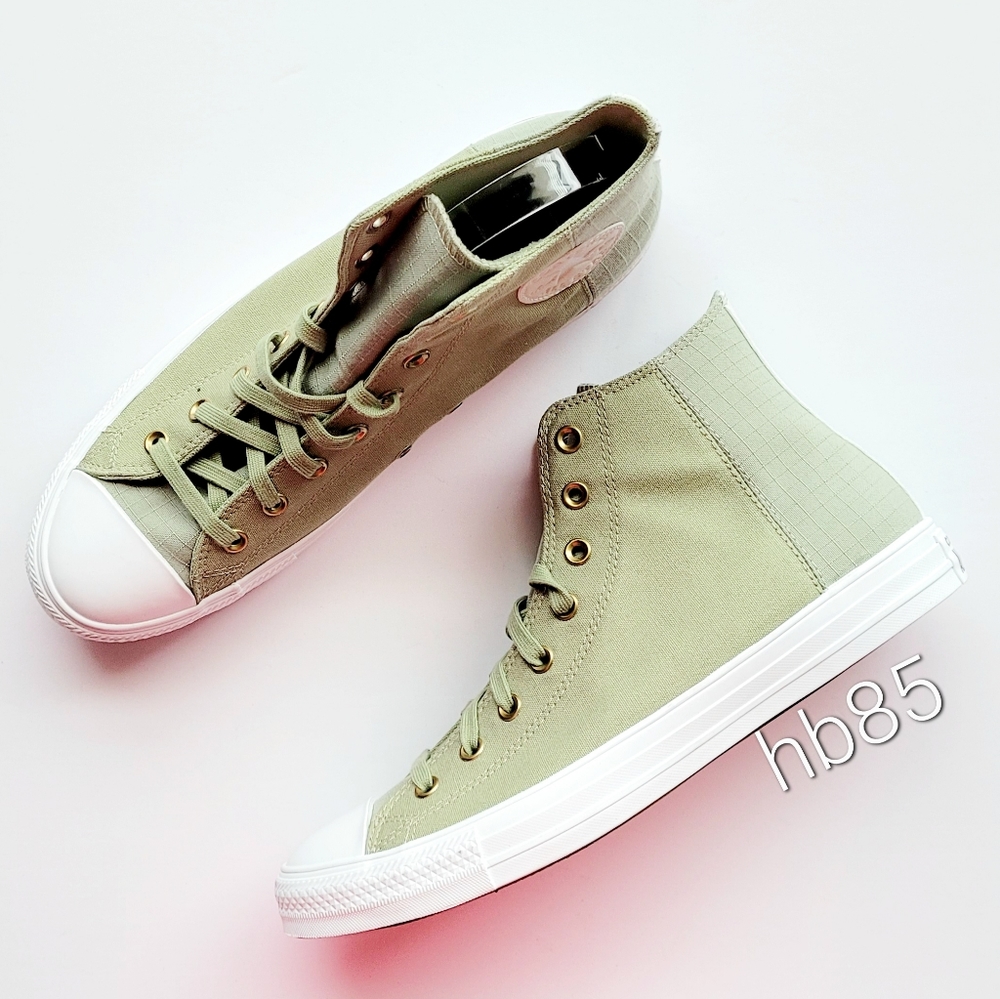 Converse CTAS HI Street Sage Green Pale Putty White Men's 11.5